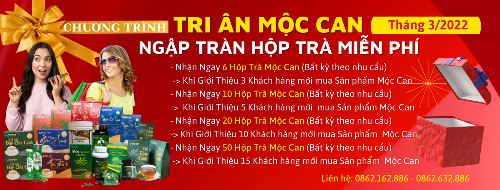  Chương Trình  TRI ÂN MỘC CAN – NGẬP TRÀN HỘP TRÀ MIỄN PHÍ 1